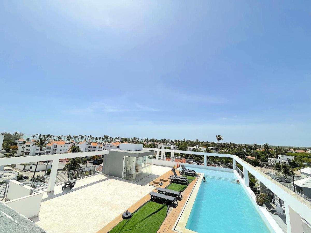 Rooftop Pool Ducassi Studio Suites Deluxe Hotel Beach Club & Spa Punta Cana Buitenkant foto